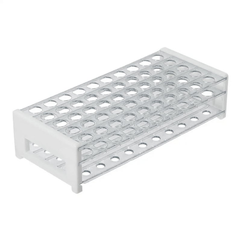 Karter Scientific Plastic Test Tube Rack for 15/18 mm Tubes, Hole Diameter is 18.7mm, Holds 50, Detachable, Karter Scientific 208U2 (Pack of 1) - Image 1